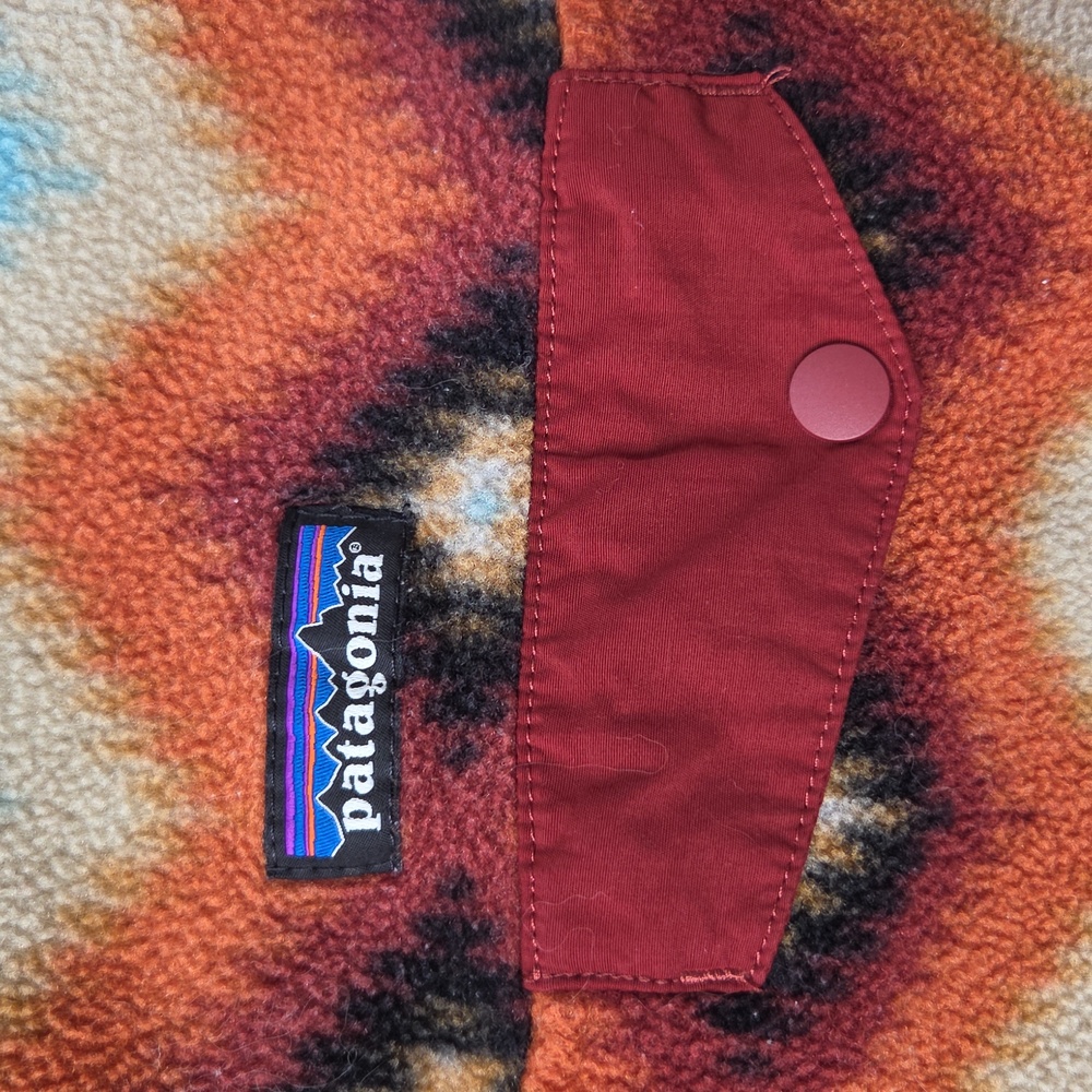 Patagonia Aztec Tribal Synchilla Pullover Fleece Small - Picture 2 of 5